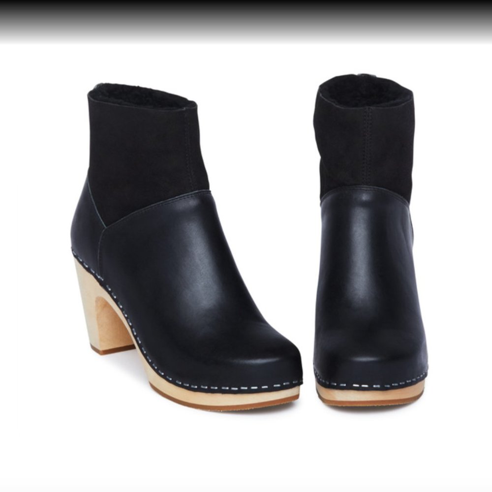 Swedish Hasbeen Shearling Bootie - NWT- New in Box size 37 us 7